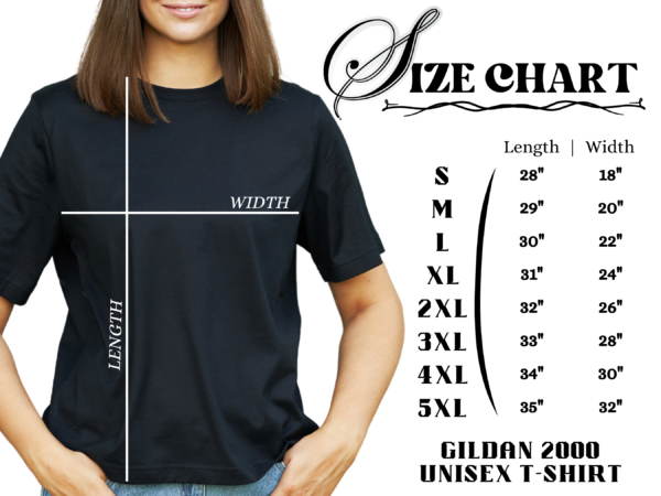 Gildan 2000 size chart