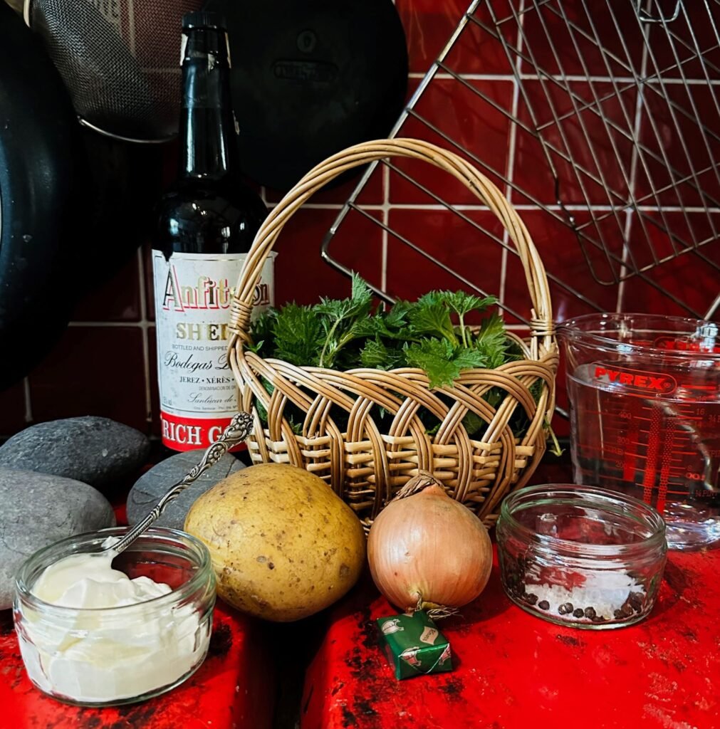 Ingredients for Nettle Soup